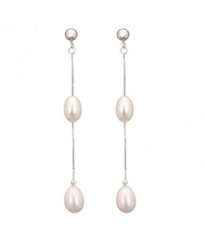 Sterling Silver Cultured Freshwater Earrings