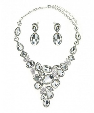 Womens Evening Gala Necklace Earring