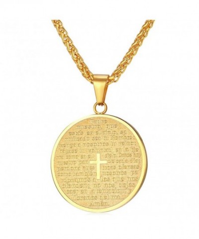 U7 Christain Pendant Necklace Catholic