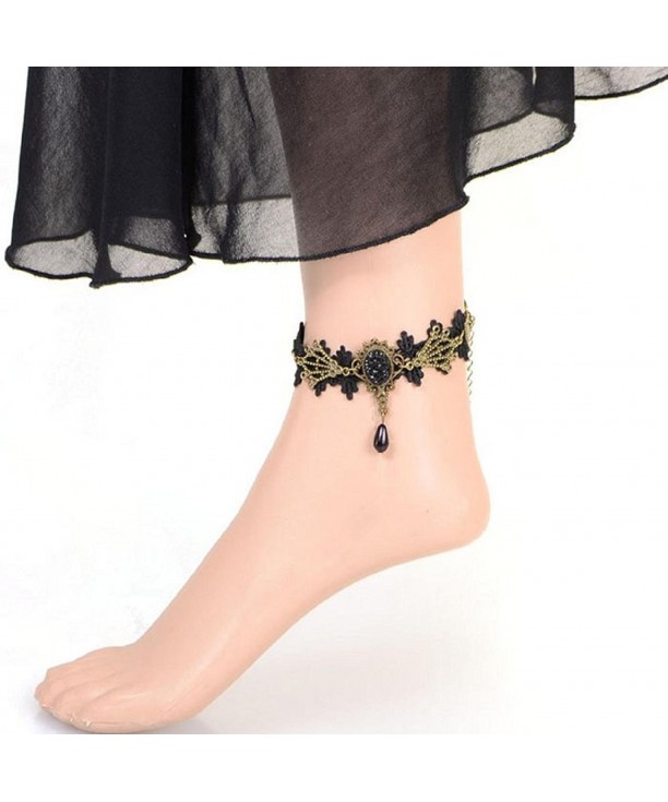 Fashion Jewelry Gothic Flower Anklets