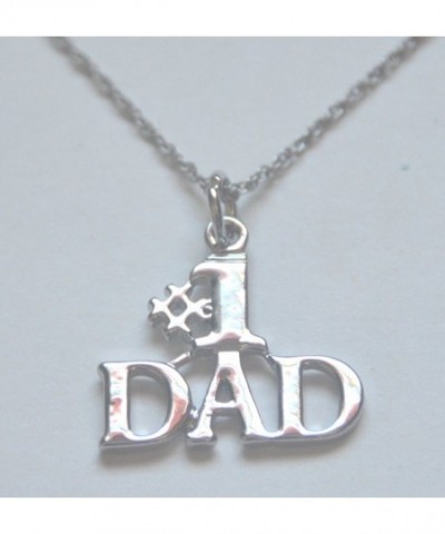 Silver Dad Chain Necklace Brand