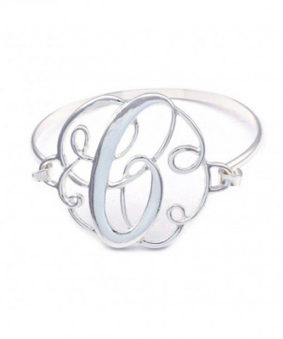 Monogram Initial English Alphabet Bracelet