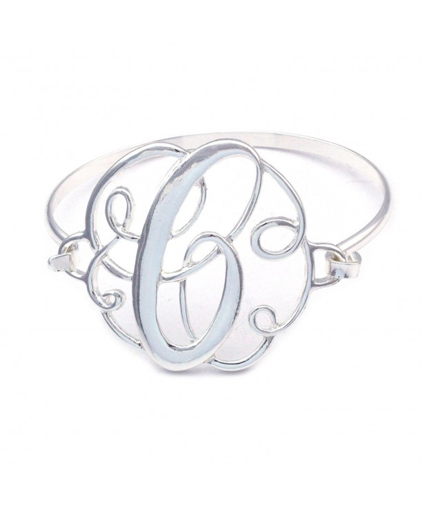 Monogram Initial English Alphabet Bracelet