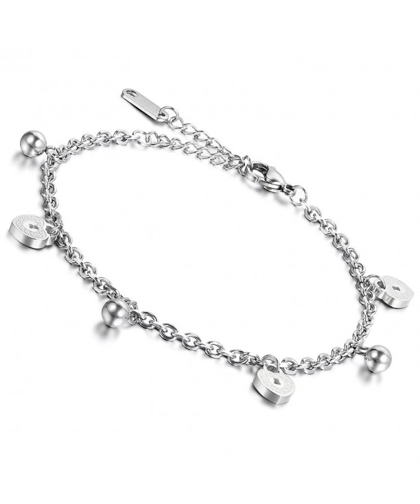 Flongo Ladies Simple Stainless Bracelet