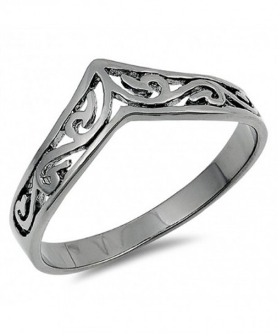 Filigree Celtic Black Tone Sterling Silver