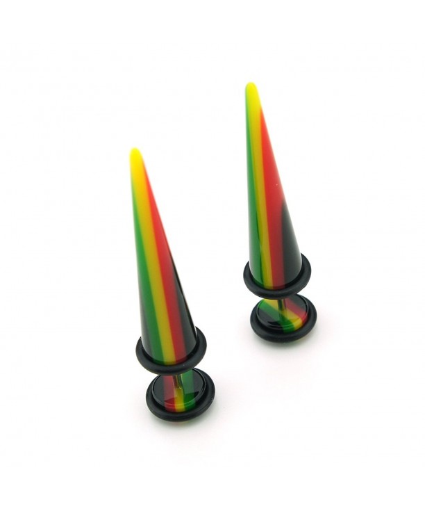 Rasta Design Acrylic Tapers Cheaters