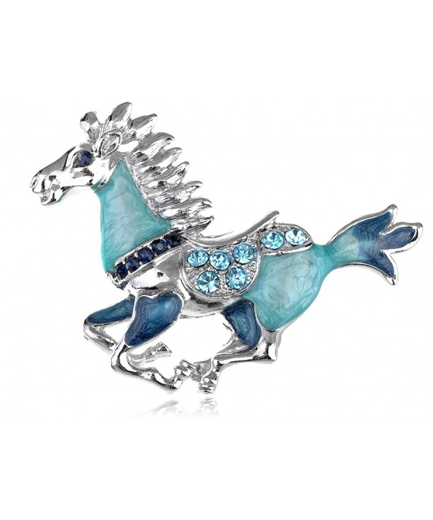 Alilang Womens Silver Rhinestones Stallion