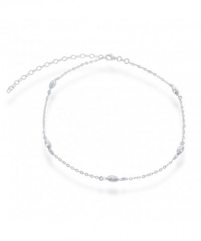 Sterling Italian Diamond Cut MoonBeads Necklace