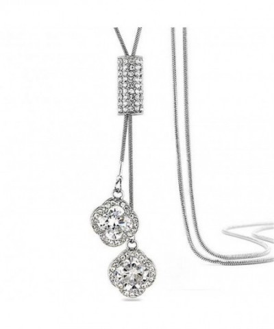 Z Jeris Crystal Jewelry Pendant Necklace