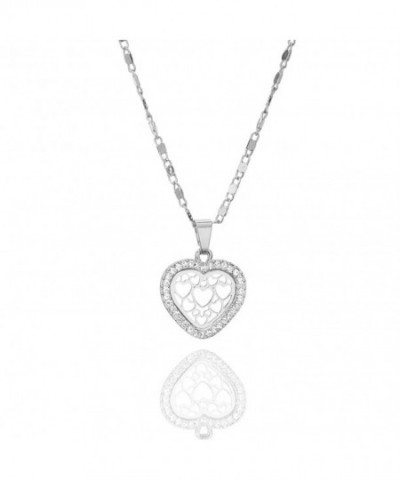 Necklace Pendant Brilliant Rhinestone Zirconia