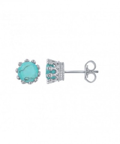 Sterling Silver Turquiose Stud Earring
