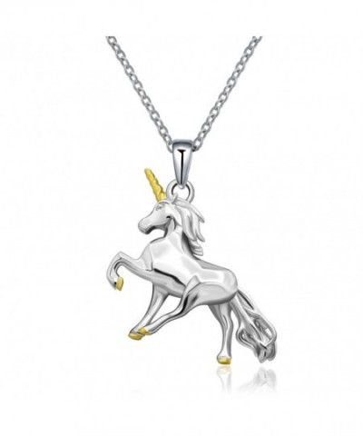 MONBO Unicorn Necklace Sterling Fairytale