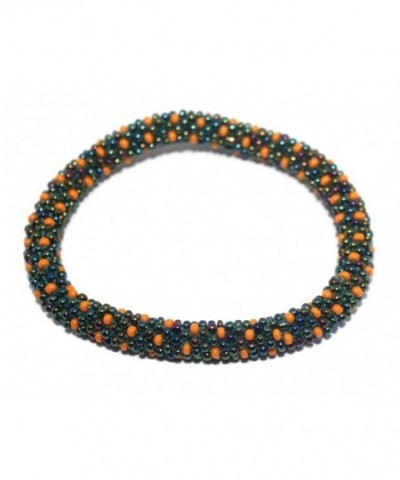 Crochet Glass Bracelet Nepal SB220