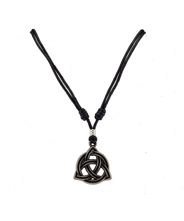 Trinity Triquetra Pendant Adjustable Necklace