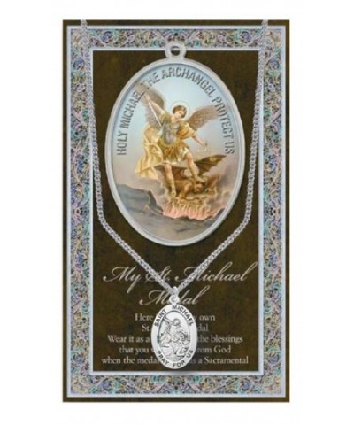 Michael Pendant Medal Stainless Prayer