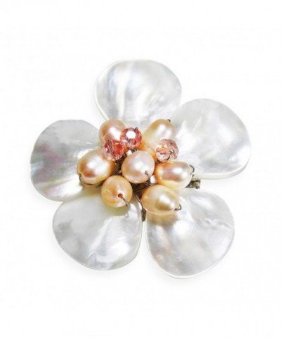 Plumeria Mother Cultured Freshwater Pearls