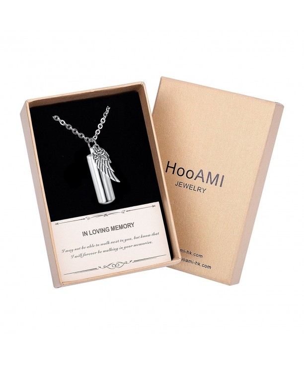 HooAMI Cremation Memorial Necklace Keychain