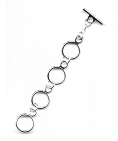 Multi Ring Silver Plated Necklace Extenders