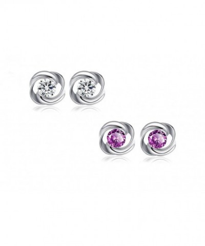 Sterling Silver Fashion Earrings Crystal