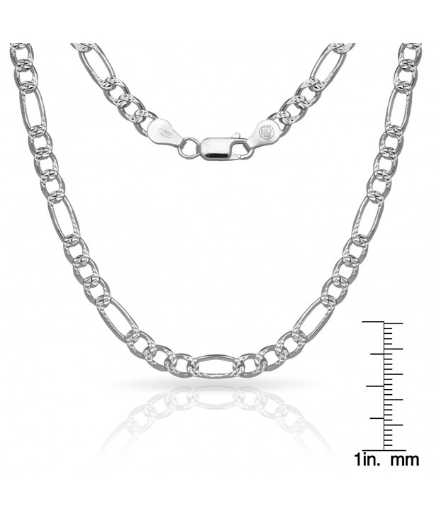 Sterling Silver Figaro Chain Anklet