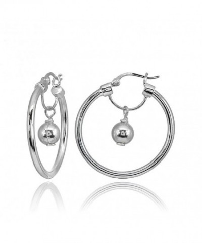 Sterling Silver Polished Dangling Earrings