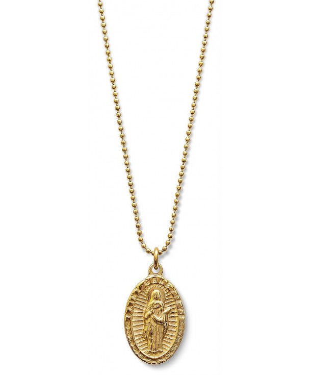 Necklace Medallion Genevieve Christian Catholic