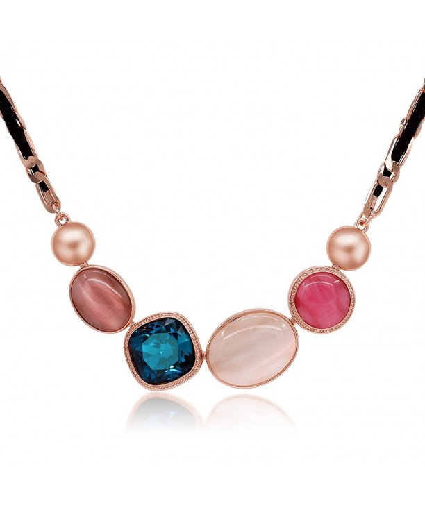Kemstone Colorful Zirconia Necklace Jewelry