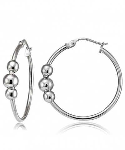 Hoops Loops Sterling Silver Earrings