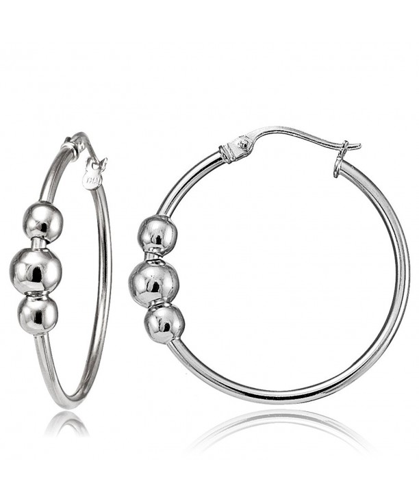 Hoops Loops Sterling Silver Earrings