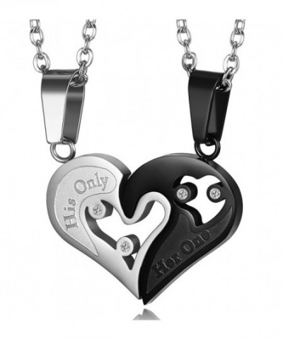 LOYALLOOK Stainless Couple Necklace Matching