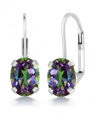 Green Mystic Topaz Lever Earrings