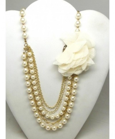 Lux Accessories imitation Necklace Flower