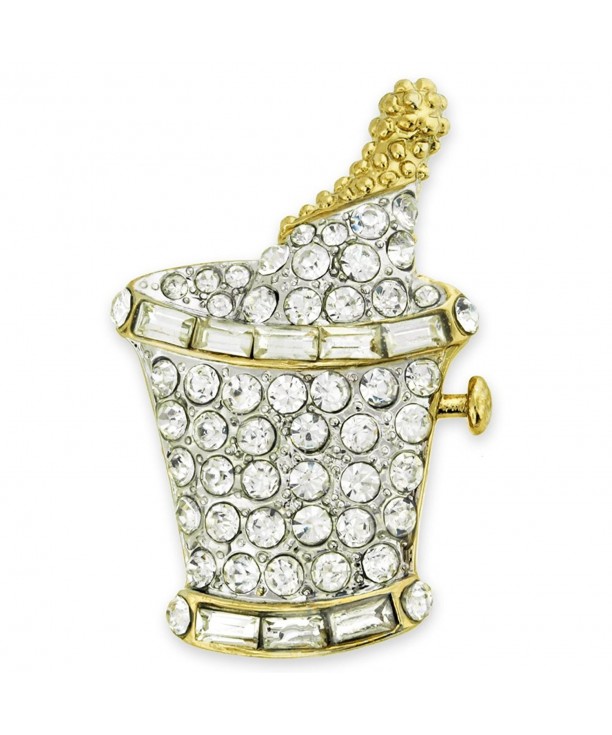 PinMarts Rhinestone Champagne Bottle Bucket