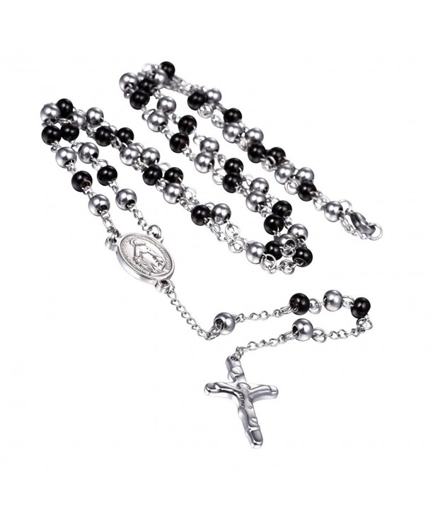 U7 Rosary Necklace Mother Crucifix