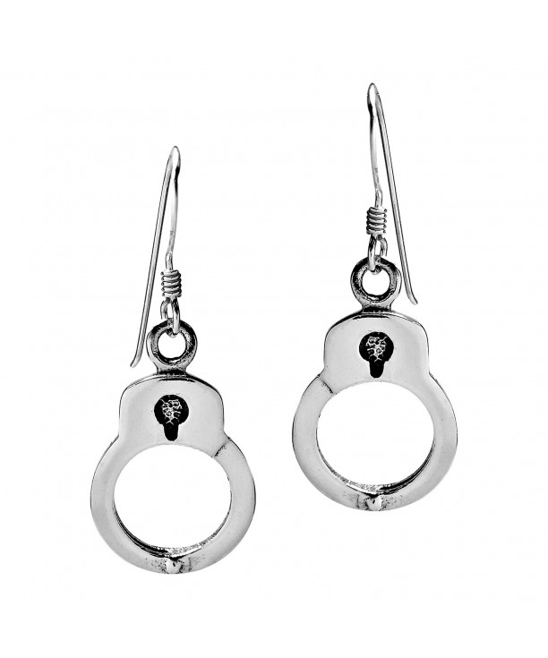 Handcuff Forever Sterling Silver Earrings