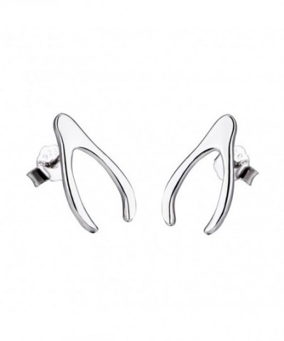 Sterling Jewelry Fashion Wishbone Earrings