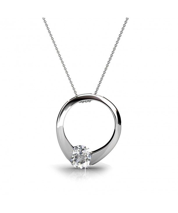 Cate Chloe Sterling Swarovski Solitaire