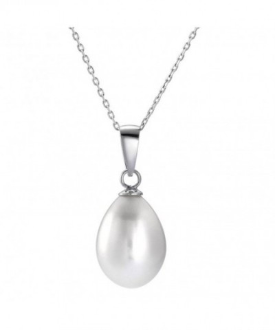 Necklace Teardrop Freshwater Cultured Sterling