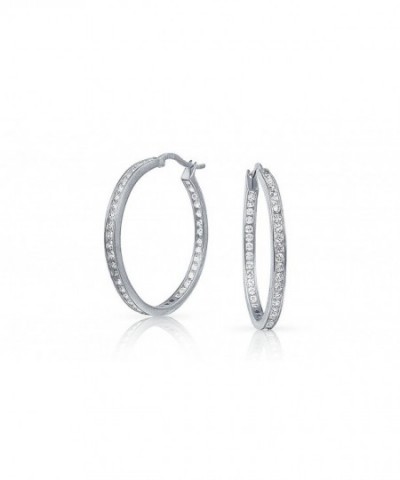 NYC Sterling Womens Zirconia Earring