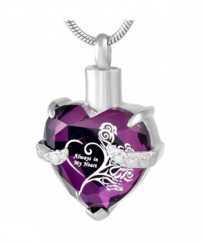 Crystal Stainless Cremation Jewelry Necklace