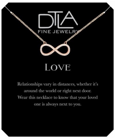 DTLA Infinity Necklace Sterling Inspirational