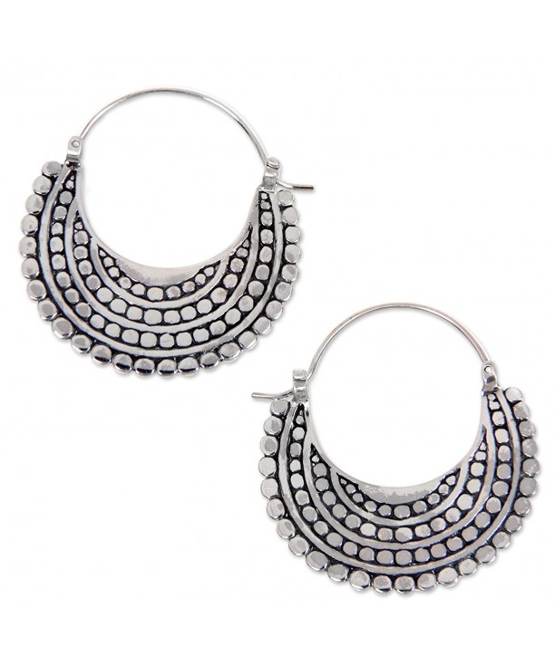 NOVICA Sterling Silver Earrings Sliver