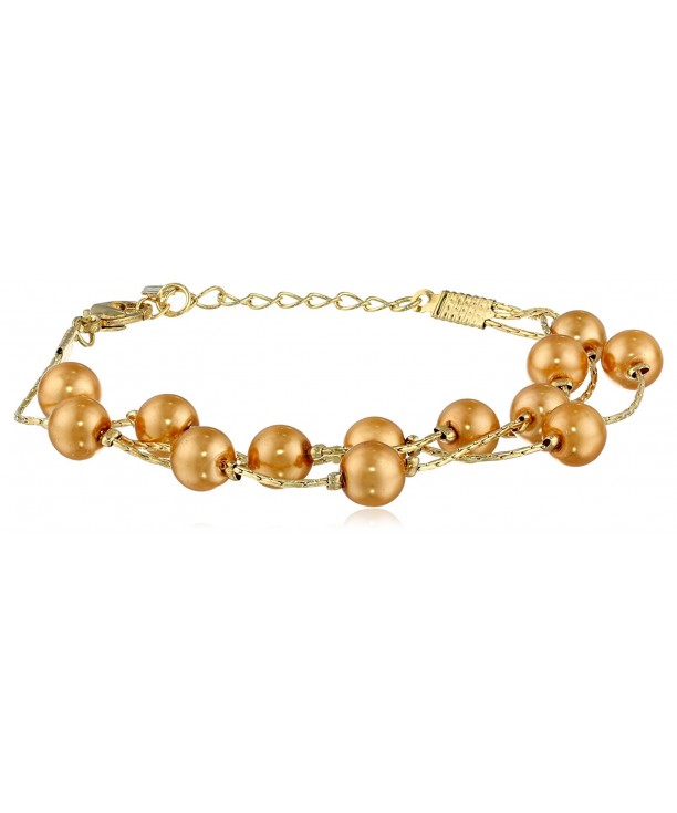 Signature 1928 Collection Gold Tone Bracelet