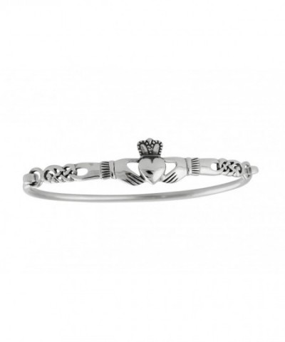 Sterling Silver Claddagh Celtic Bracelet