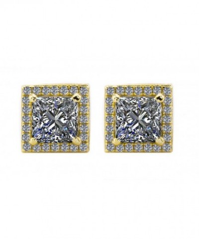 Princess Earrings Swarovski Zirconia Sterling