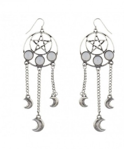 Lux Accessories Burnished Pentagram Celestial