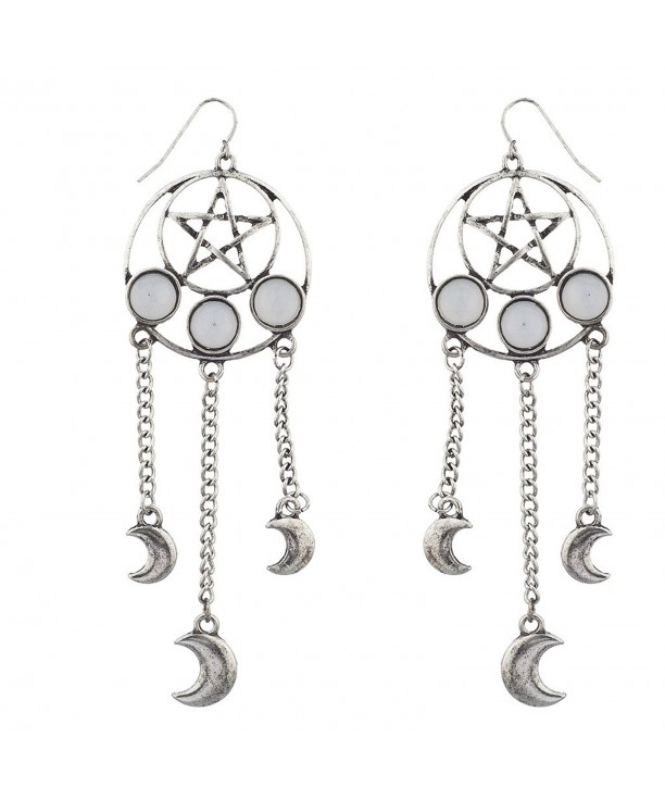 Lux Accessories Burnished Pentagram Celestial