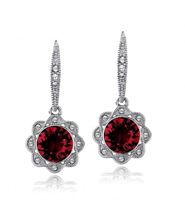 Bria Lou Leverback Earrings Swarovski