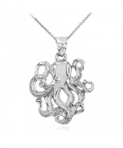 Polished Sterling Sea Life Necklace