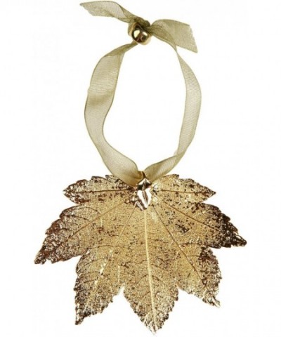 Leaf Ornament Full Maple Gold plated